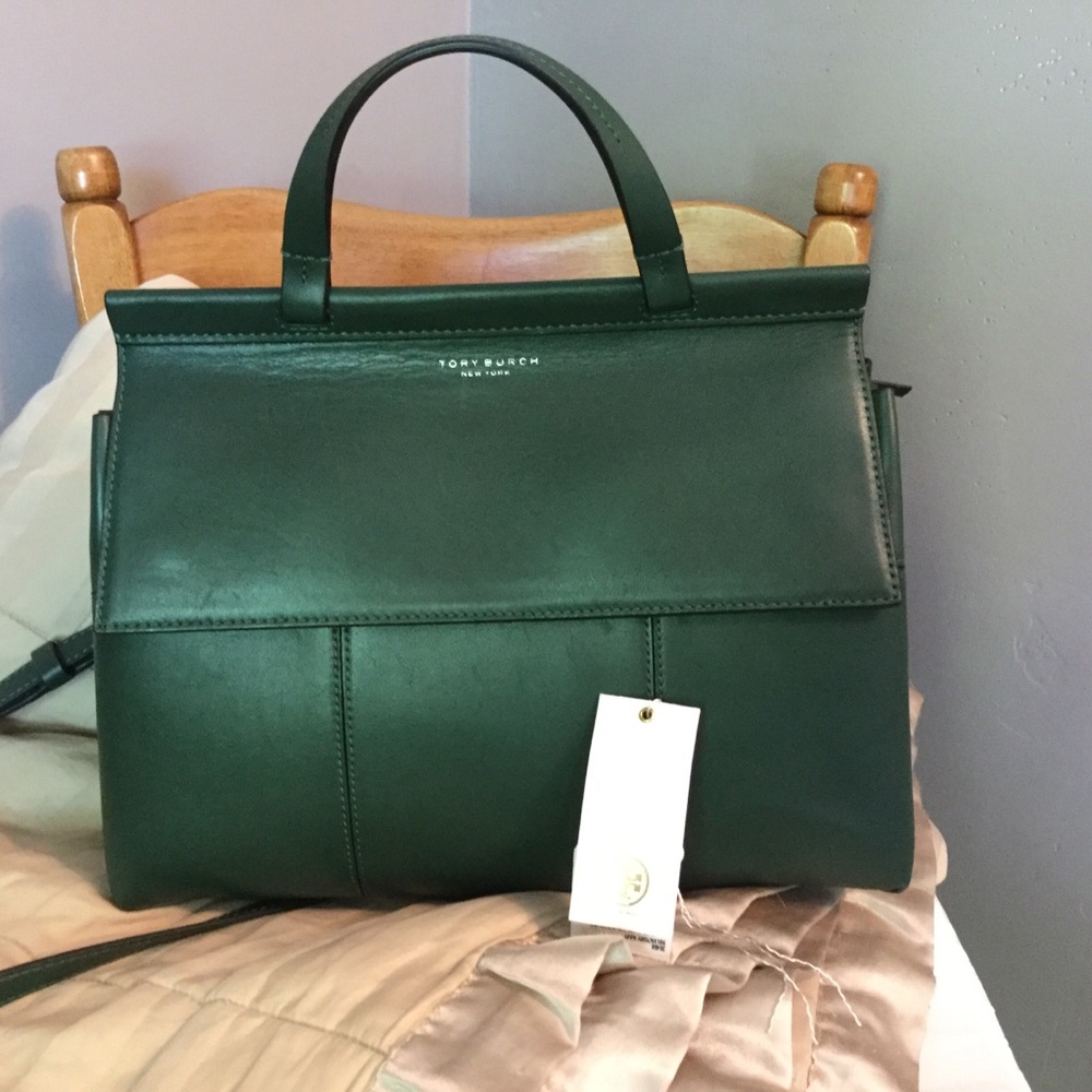 Tory Burch T Strap Satchel